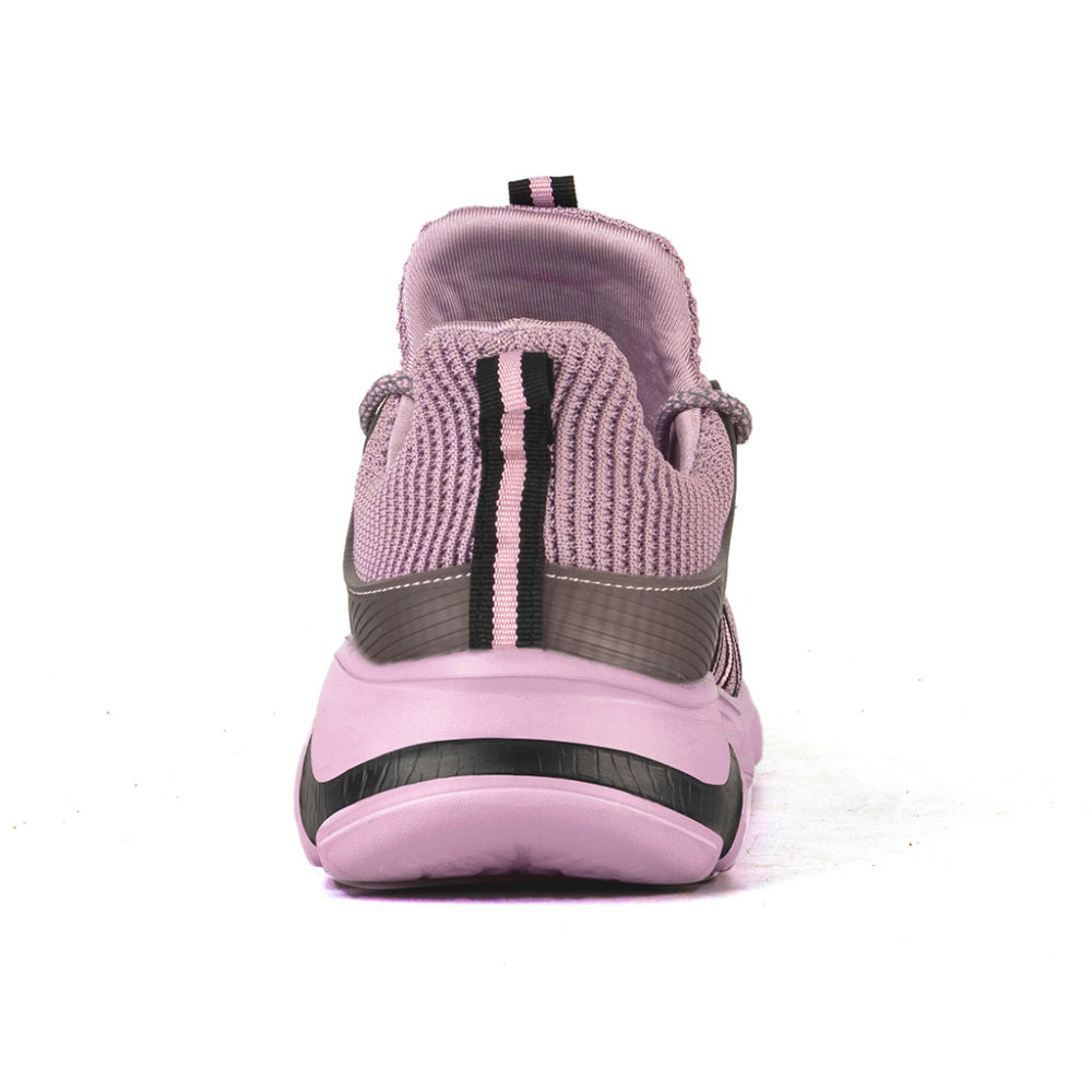 Barnett Womens Comfortable Steel Toe Safety Shoes Pink