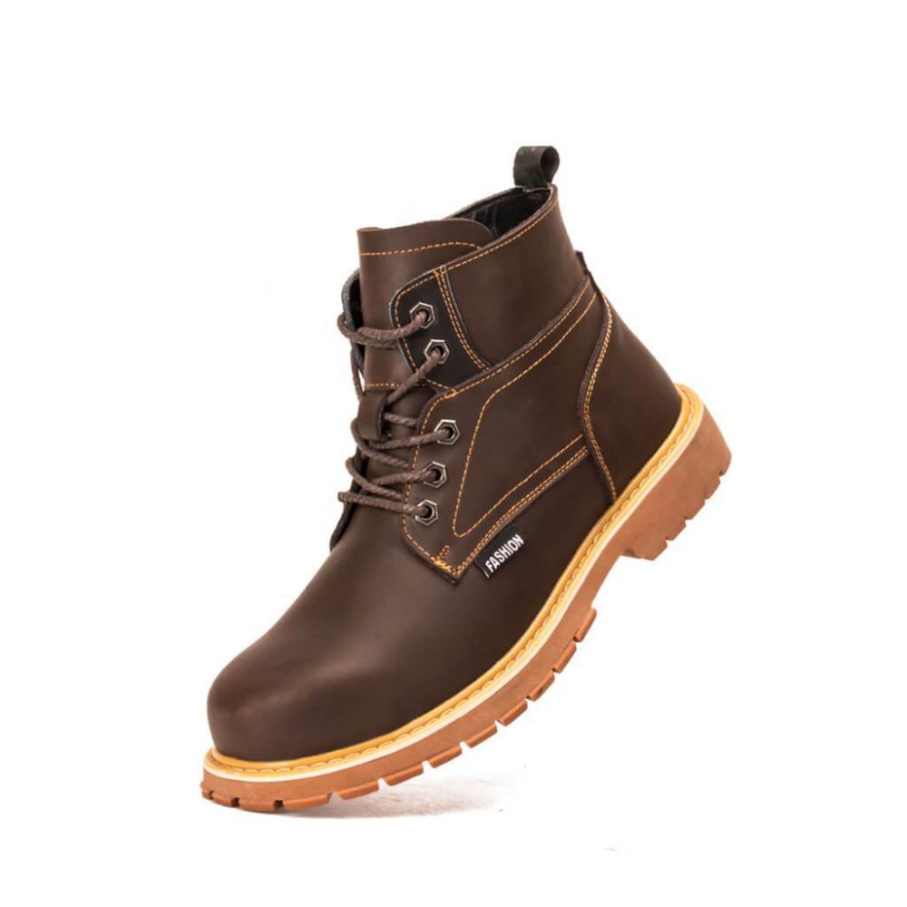 Jeremy Composite Toe Hiking Safety Boots Brown