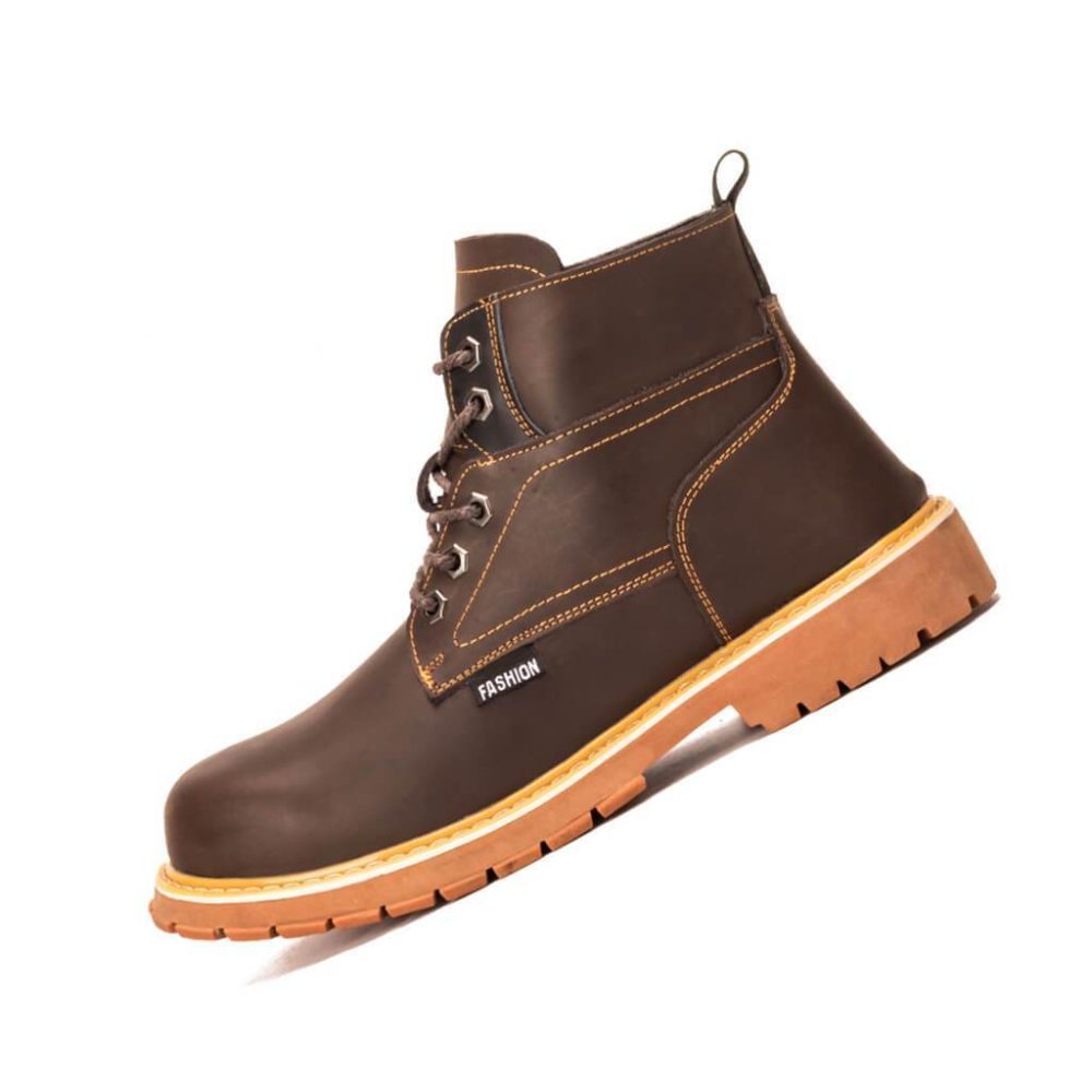 Jeremy Composite Toe Hiking Safety Boots Brown