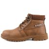 Edwiin Oil-Resistant Steel Toe Work Boot Non Slip Waterproof Khaki