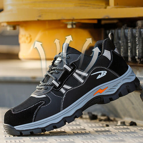 TA677 Breathable non slip steel toe shoes