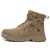 Giles Tactical Steel Toe Safety Boots Khaki